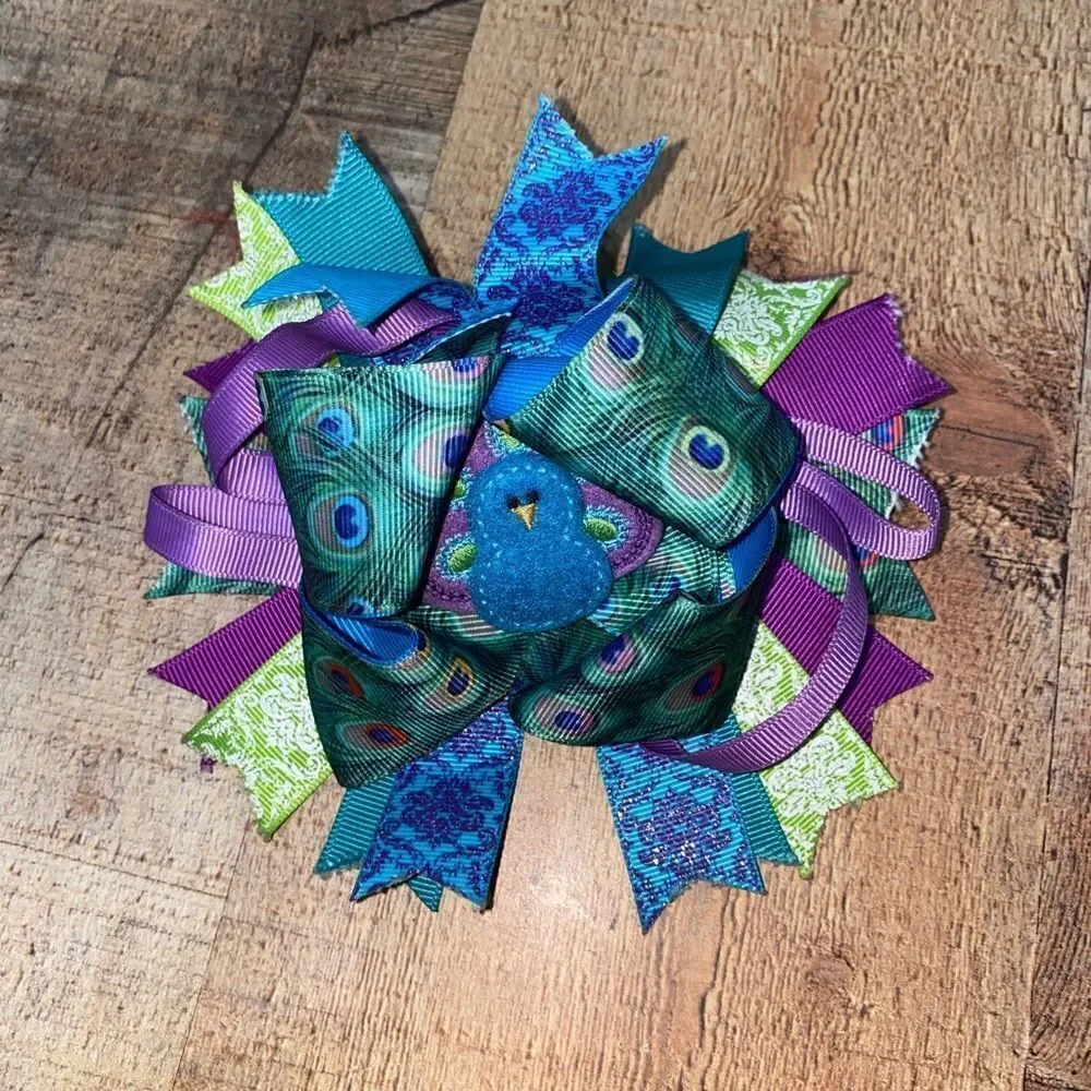 Lot of 12 boutique style‎ handmade bows